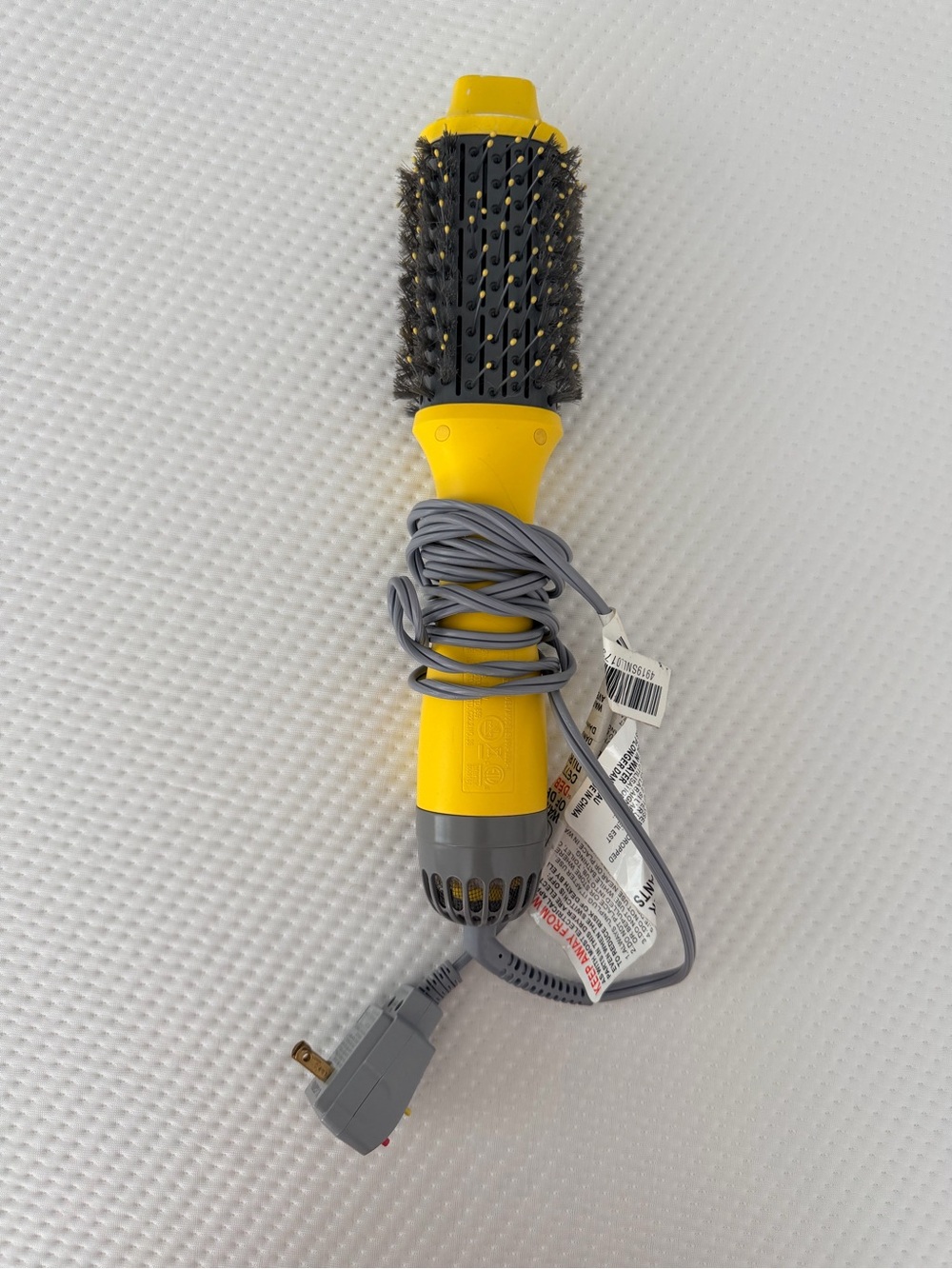 Drybar Yellow & Gray Round Blow Dryer Brush